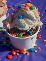 Everyone loves a tasty ice cream sunday topped with mms and hot fudge